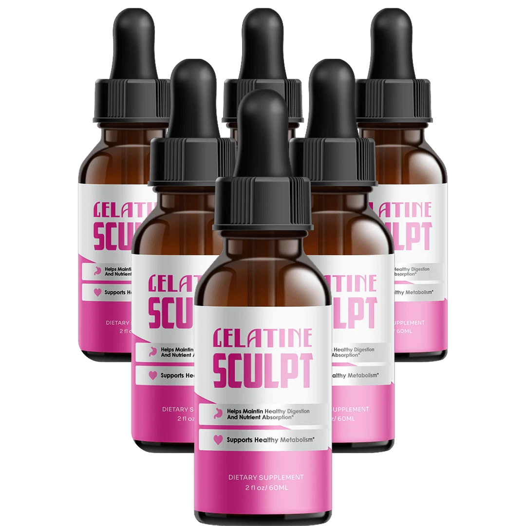 Gelatine Sculpt  6 bottles